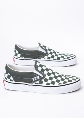 vans shoes checkerboard green