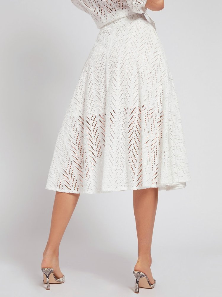 Guess Najm Skirt W1gd0wwdva1 Twht 60 61 Sneaker Peeker