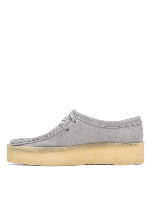 grey suede wallabees