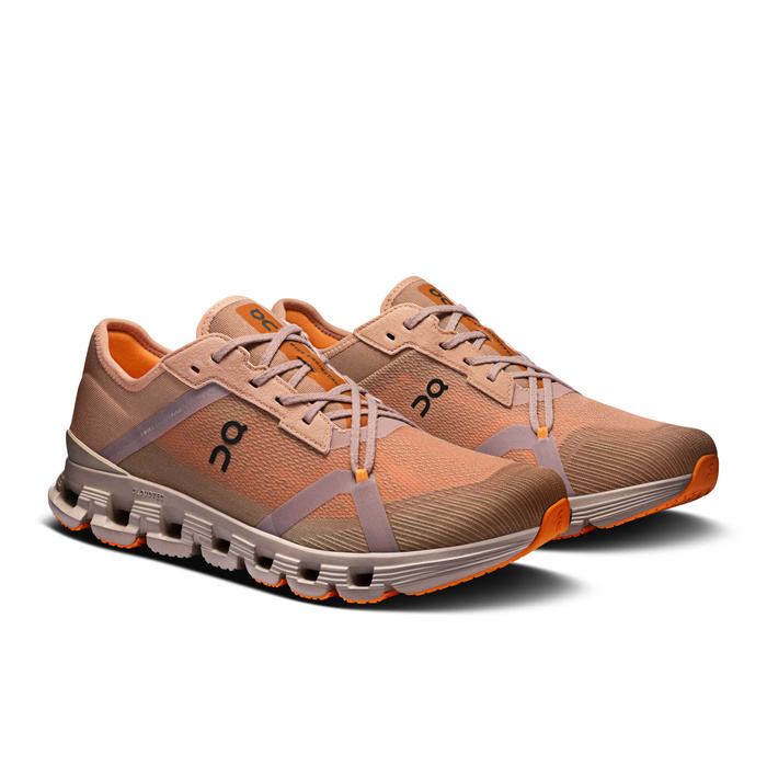 On Cloud X 4 AD Rosebrown | Tangerine