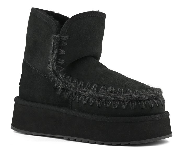 MOU Platform boot suede